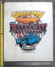VTG 2007 GOODGUYS AMERICAN CAR SHOW HOT ROD FELT 22x18 EVENT BANNER RHINEBECK NY picture