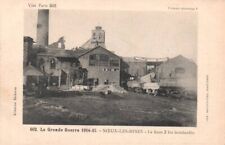 Vtg Postcard WW I Ruins RR  Industrial Bldg Noeux-Les-Mines , France Unposted DB picture