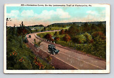 WB Postcard Factoryville PA Pennsylvania Horseshoe Curve Lackawanna Trail picture