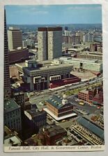  Faneuil Hall City Hall & Government Center Boston, Massachusetts Postcard (G1) picture
