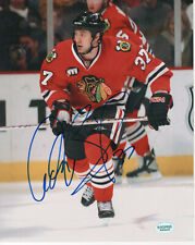 Adam Burish- Chicago Blackhawks- Autographed 8 x 10 Photo picture