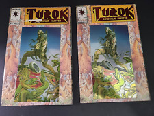 Turok #1 Gold Logo Variant Valiant Comic 1993 Amricons F7, 2 comic book lot picture