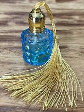 New Victoria Style Blue Glass Roller Bottle For Perfume or Essential Oil picture