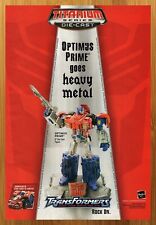 2006 Transformers Titanium Series Die-Cast Optimus Prime Figure Print Ad/Poster picture