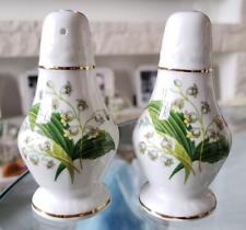 Hammersley Lily of the Valley Salt & Pepper Vintage picture