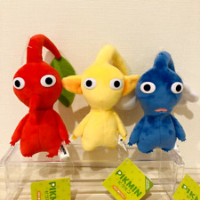 New Pikmin Stuffed Toy Yellow & Blue & Red Pikmin 3 Pcs Set Plush Nintendo Game picture