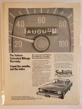 Vintage 1976 SUBARU Magazine Advertisement picture