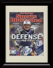 16x20 Framed Tedy Bruschi - New England Patriots SI Autograph Promo Print picture