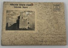 Antique Postcard Folder Goliad Texas State Park / Multiple Views / Fold Out PC picture