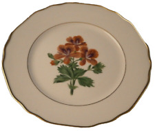 Original Period Antique Augarten Vienna Floral Plate Porcelain Porzellan Teller picture