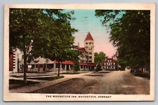 1929. The Woodstock Inn. Woodstock Vermont Hand Colored Postcard picture