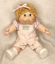 Cabbage Patch Kids Doll Tsukuda Japan Pink Overall Set picture