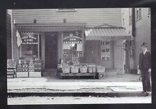 REAL PHOTO ALBANY NEW YORK NY GROCERY STORE DELAWARE STREET POSTCARD COPY picture