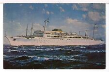 SS ARGENTINE SS BRASIL Moore-McCormack Line, NYC to So. America 1950s Postcard picture