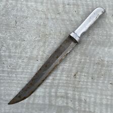 Old Vintage Handmade WWII Aluminum Handle Fighting Combat Knife w/ LENOX Blade picture