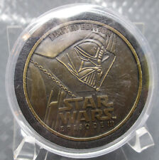2005 LFL Limited Edition Star Wars Episode III Coin w/Case Darth Vader Obi Wan picture