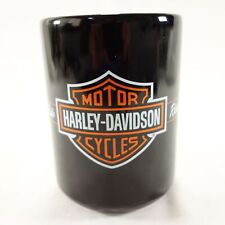 Vintage 1999 Harley Davidson Live to Ride Ride to Live Black Coffee Cup Mug picture