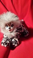UNIQUE *Lost & Found* Porcelain Head Cat Face Leopard Beanie Body MINT Condition picture