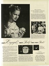 1946 Pond's Face Cold Cream Arta Folwell Jackson Mississippi Vintage Print Ad picture