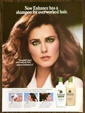1981 Enhance Shampoo & Conditioner PRINT AD I Wouldn't Dare Overwork My Hair picture