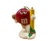 Vintage M&M's Light Up Ornament Red M&M Christmas Decoration Collectible picture