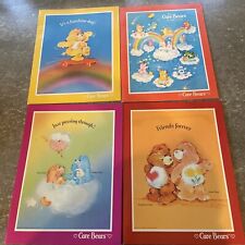 Vintage The Care Bears Pocket Folder 4 Lot 1983 School Papers picture