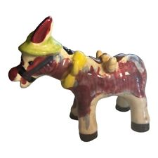 Vintage 1950's Donkey Burrow Figurine Hand Painted Japan picture