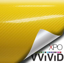 Rollo De Vinilo De Fibra De Carbono 3D Para Exterior Calificado Automotor Amaril picture