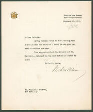 Woodrow Wilson Authentic Signed 7.85x9.5 Letter February 11, 1913 BAS #AB14546 picture