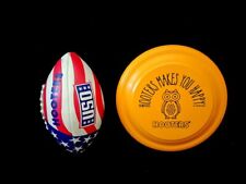 Vtg Hooters USO America Stars Stripes Football Signed by Lee Corso & Frisbee picture
