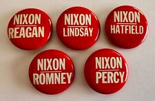 NIXON 1968 SET OF POSSIBLE VP CHOICE BUTTONS -- SCARCE --  picture