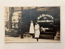 1915  Postcard W.E. Bennett Grocery Store, Eureka RPPC picture
