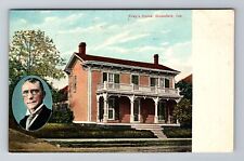 Greenfield IN-Indiana, Riley's Home, Antique, Vintage Souvenir Postcard picture