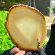 99G Natural and Beautiful Agate Geode Druzy Slice Extra Large Gem picture