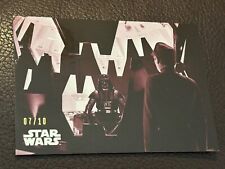2019 Topps Star Wars Empire Strikes Back Black & White Red Hue /10 Card 19 NM picture