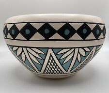 Native American Pottery Acoma Handmade Signed WA Acoma, NM- picture