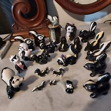Vintage Mid-century Skunk Figurines From Japan picture