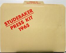 1965 Studebaker Press Kit Daytona Wagonaire Cruiser Photos Specs Original picture