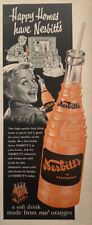 Vintage 1954 Nesbitt's Print Ad: Happy Homes Love It, Made From Real Oranges picture