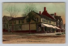 Bristol RI-Rhode Island, Corner State And Hope Streets, Vintage Postcard picture