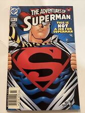 Adventures of Superman #596 RARE NEWSSTAND NM/VF 9/11 Controversial Recall Issue picture