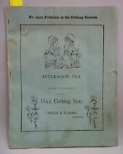 antique UTICA CLOTHING STORE CHILD COLORING BOOK unused SOULES & FLEMING ny picture