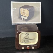 RARE VINTAGE BAKELITE PHILIPS HOLOGRAM TV MUSIC BOX / TRINKET BOX 1940’s 50’s picture