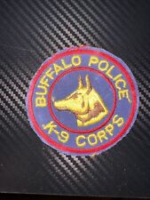 Vintage Buffalo NY Police Shoulder Patch K-9-Obsolete picture