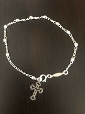 sterling silver rosary bracelet picture