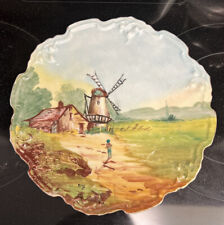 Limoges Hand Painted Country Scene  Plaque Plate Artist Signed 10 picture