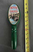 MOOSE DROOL Brown Ale Beer Tap Handle Big Sky Brewing Montana Collectible Wooden picture