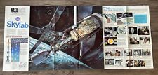 1972 NASA Facts Fold Out Skylab Mission Plan Poster NF-43/1-72 picture