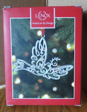 Lenox Christmas Ornament Sparkle & Scroll Dove picture