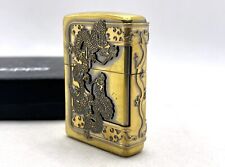 New Auth ZIPPO 2010 Limited Edition Dragon 3-Sided Design Lighter Antique Brass picture